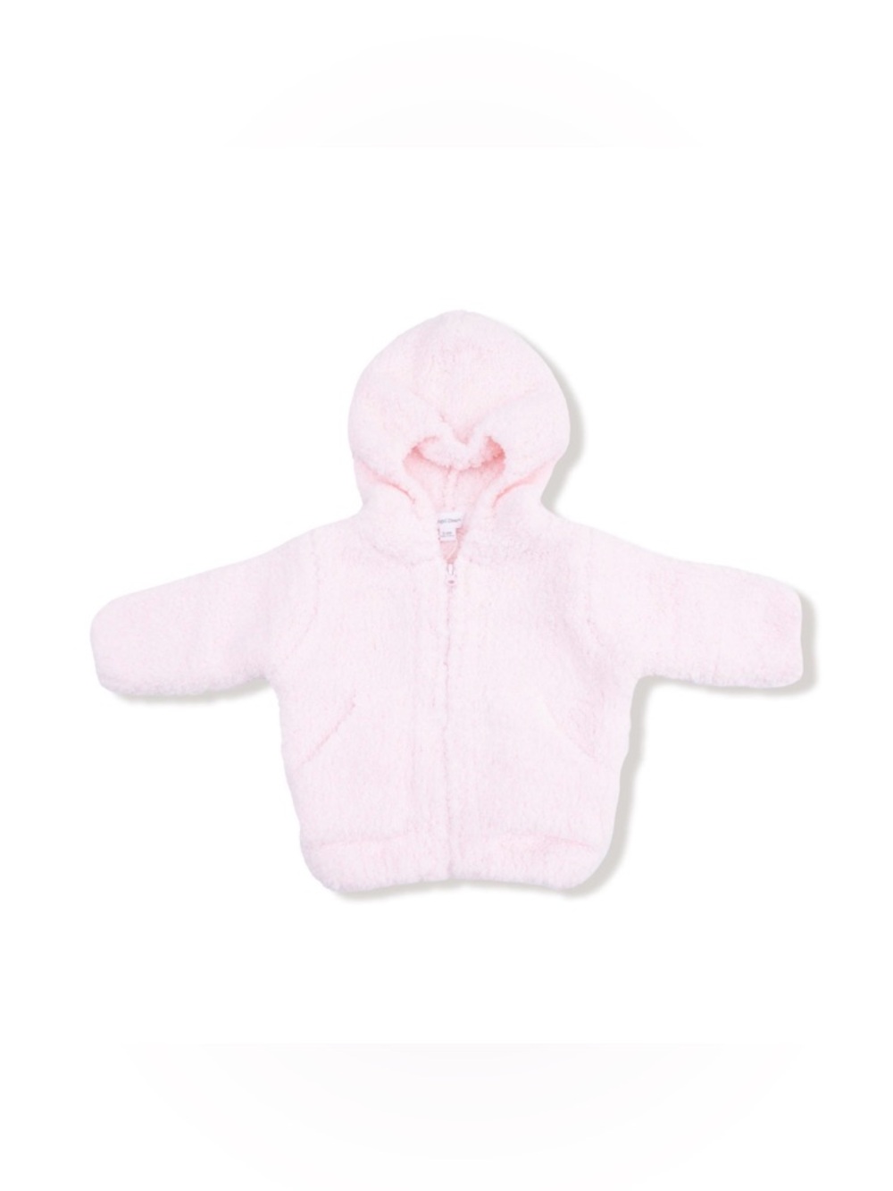 Angel Dear Chenille Pretty Pink Hooded Jacket size 0-6 Months